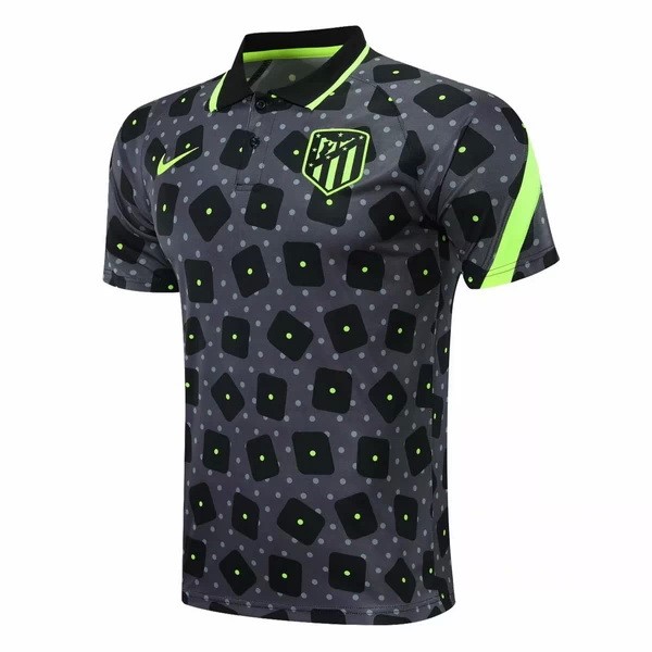 Polo Atletico Madrid 2020-2021 Negro Gris